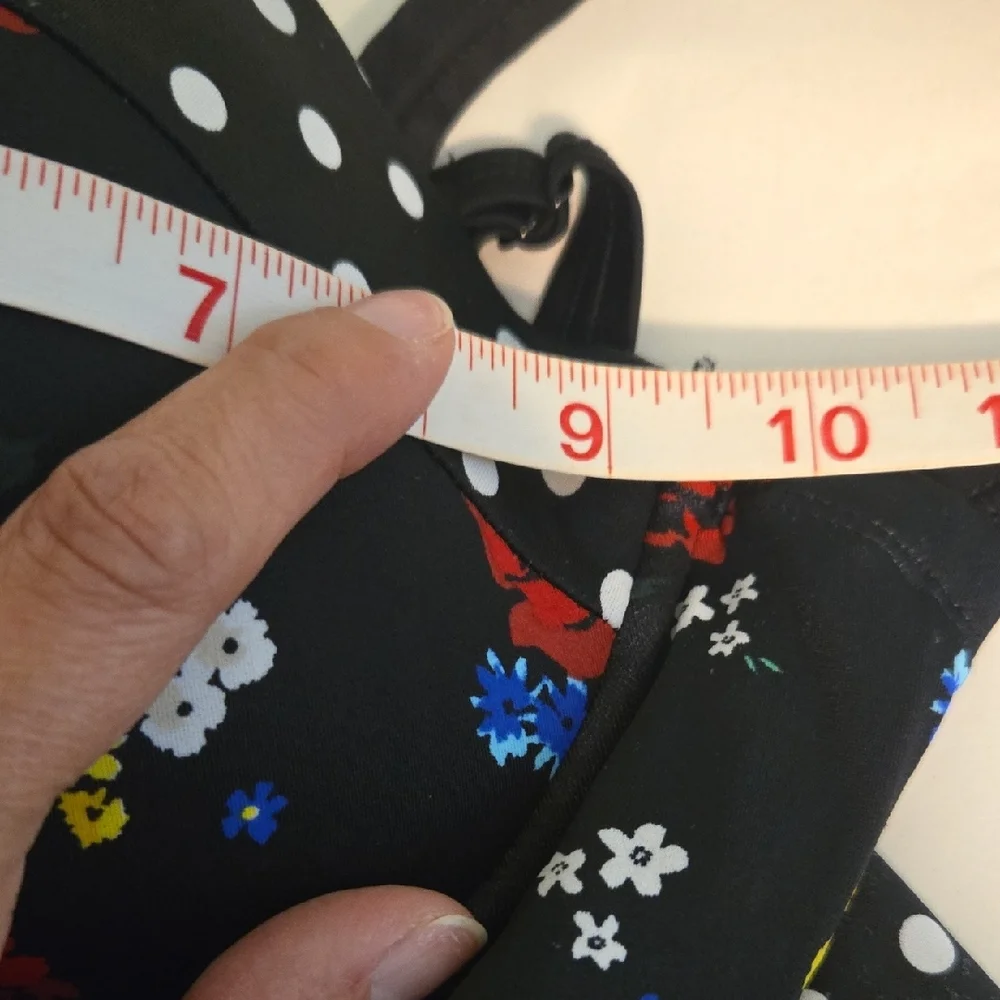 Torrid Black Floral Swimsuit